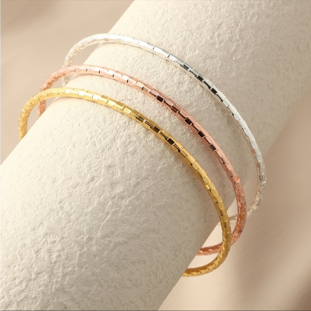 Silver, rose gold and gold multi-pack, bracelets